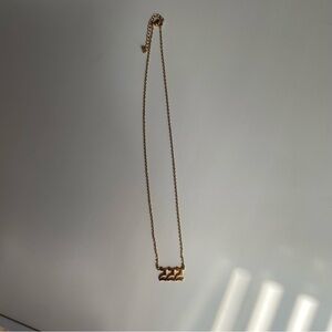 222 Angel Number Necklace